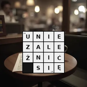 Hasło krzyżówkowe stać się niezależnym samodzielnym - uniezależnić się – rozwiązanie, synonimy, podpowiedzi i definicje krzyżówkowe